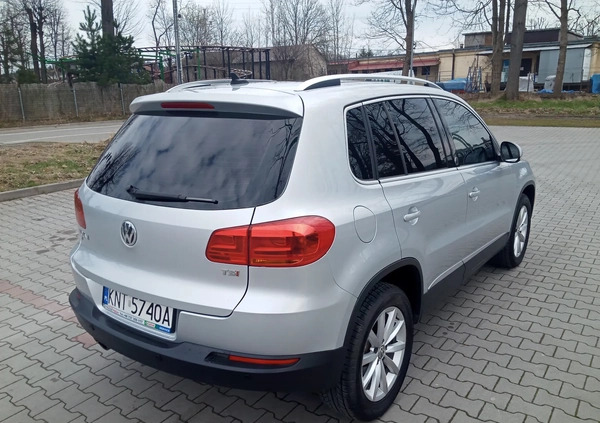 Volkswagen Tiguan cena 67989 przebieg: 166000, rok produkcji 2017 z Kraków małe 254